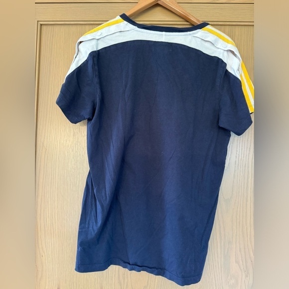 adidas Originals Cosmic Confession Snap Sleeve Three Stripe Tee / small - Picture 15 of 16